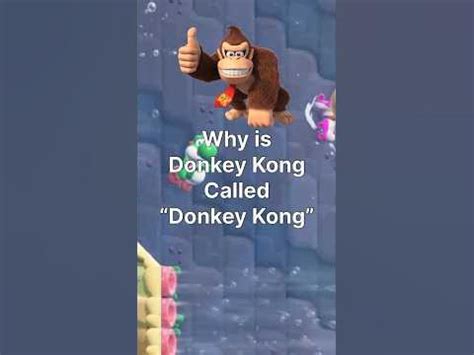 why is donkey kong called.